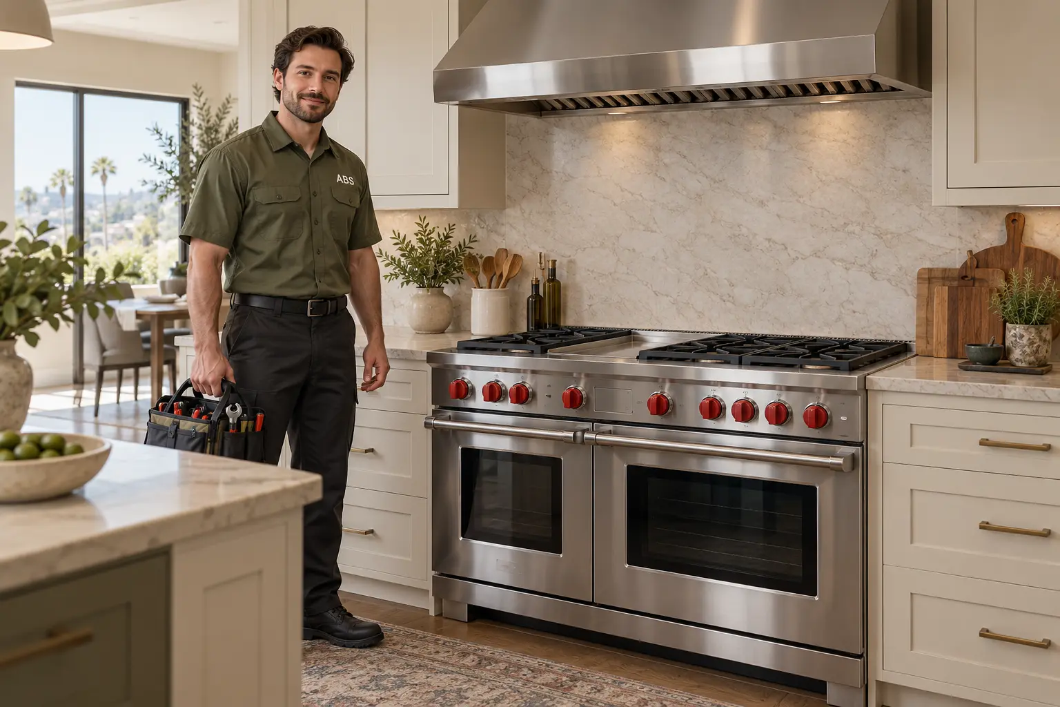 Wolf range and oven service in Huntington Park by ABS Appliance Repair